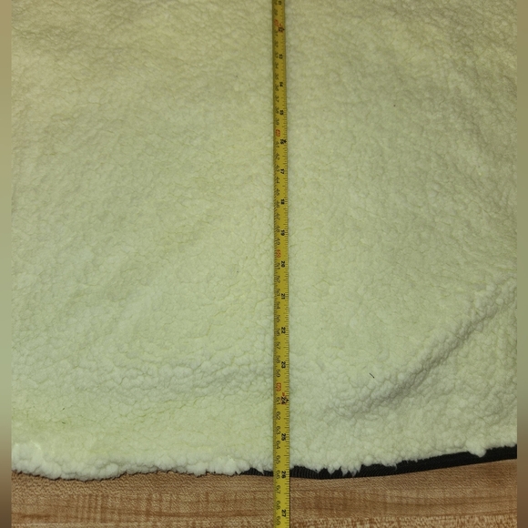 NWT LOU & GREY Cozy Up Sherpa Half Zip Jacket, Yellow Green, size L - Picture 14 of 14